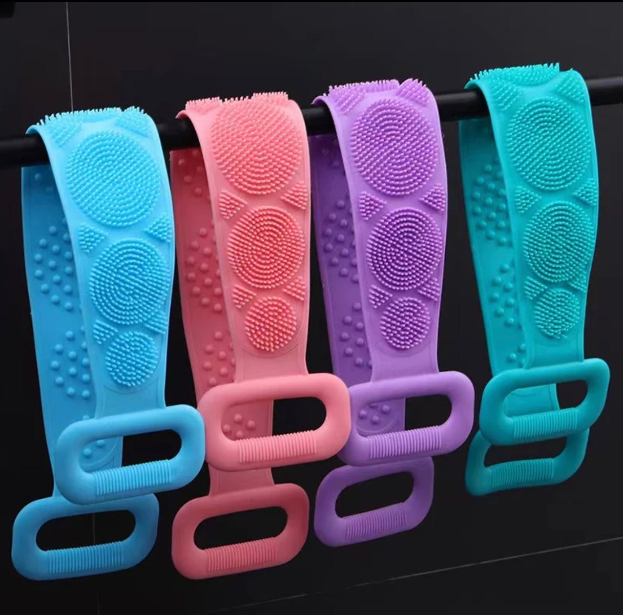 Exfoliating Body & Back Scrubber - Pink