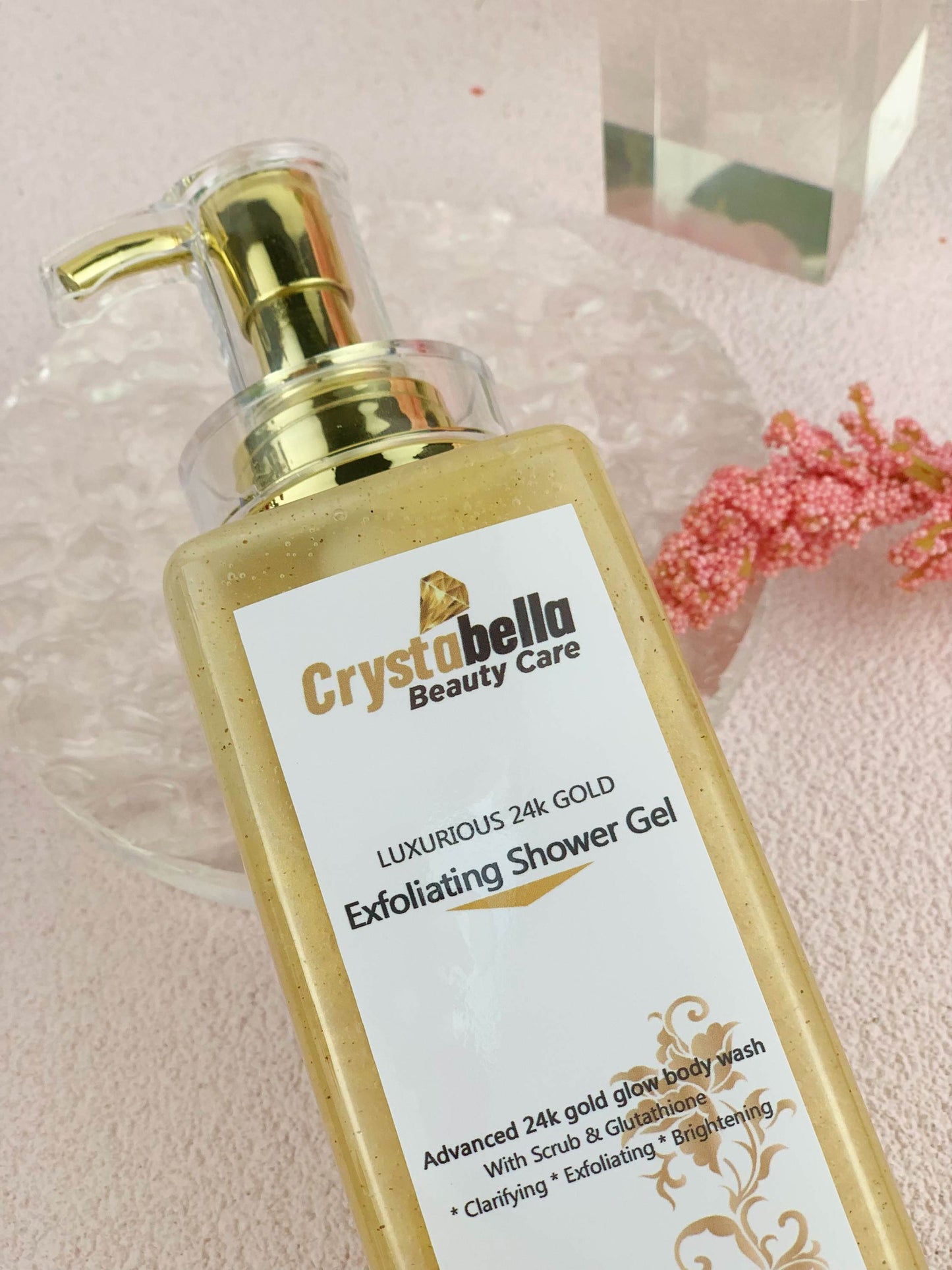 Luxurious 24k Gold - Exfoliating Shower gel - 500ml