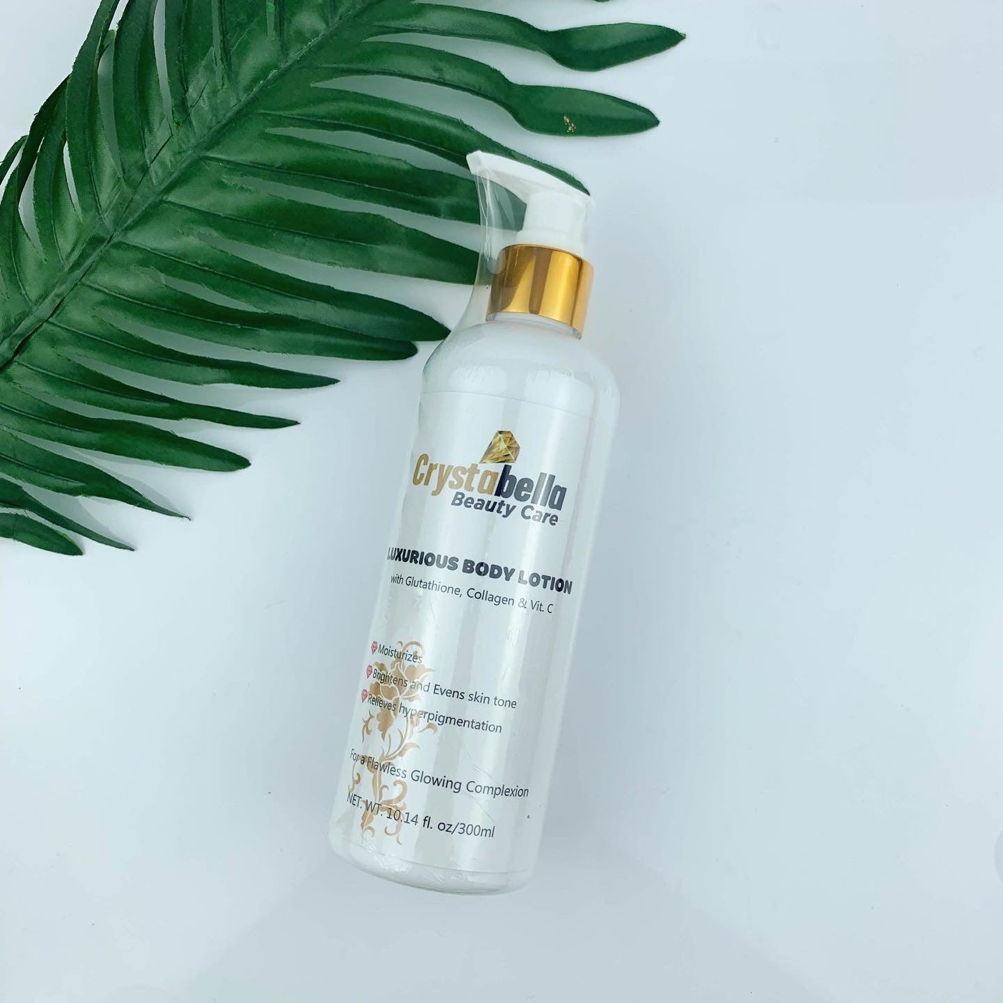 Luxurious Glow Body Lotion with Glutathione - 300ml CRYSTABELLA BEAUTY CARE Luxurious Glow Body Lotion with Glutathione - 300ml CRYSTABELLA BEAUTY CARE