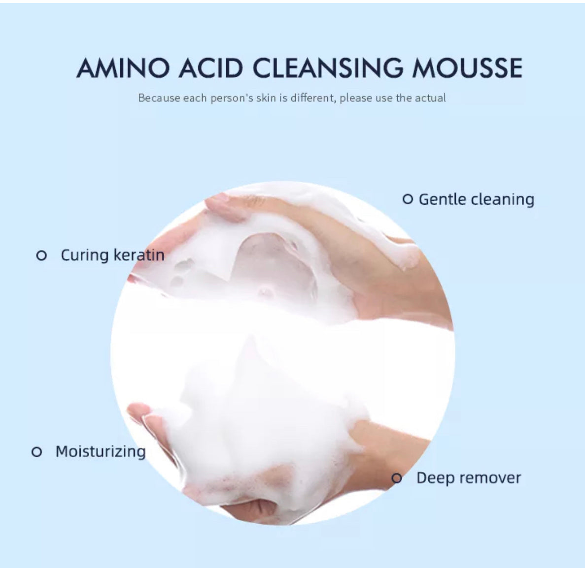 Amino Acid Moisturizing Face Cleansing Foam - 5.28fl.oz/150ml